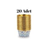 Yağmur Store 20’li Karışık Renk Muffin Cupcake Kalıbı – Desenli, Fırına Dayanıklı Kağıt Muffin Kalıbı (7 Cm)