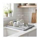 Yağmur Store 44X35 cm Plastik Bulaşık Süzgeci Mat Izgara Süzgeçli Süzmatik Tezgah Üstü Bulaşık Kurutmalık Büyük Boy Mutfak Süzgeci (Asorti Renk) - 0,5 x 7 cm