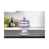 Yağmur Store Allegro Emaye Ayaklı Şekerlik - 51R-Turuncu - 1 L