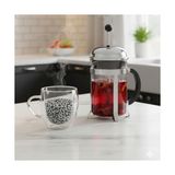 Yağmur Store Çift Cidarlı Cam Kupa Seti | Isı Yalıtımlı Kulplu Borosilikat Kupa | Soğuk & Sıcak Içecek Termal Kupa | Espresso Latte Çay Bardağı Seti-Siyah,beyaz,-Bjk Taraftar - 0 - Siyah