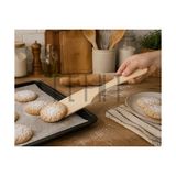 Yağmur Store Gürgen Ağacı El Yapımı Tahta Ahşap Spatula Mutfak Yemek Servis Kaşığı Çevirgeç 37 cm - 0,5 x 7 cm