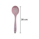 Yağmur Store Isıya Dayanıklı Silikon Kevgir Kepçe Kaşık Spatula Seti 6 Parça, Somon