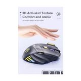Yağmur Store Kablosuz Oyuncu Mouse – 3200 Dpı Ayarlanabilir Hassasiyet, Rgb 7 Renk LED Aydınlatma, Şarjlı, Ergonomik Tasarım, 2.4ghz Wireless Gaming Mouse | Gw-X7 (Gri)