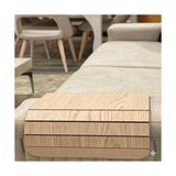 Yağmur Store Koltuk Kenarı Ahşap Kaymaz Tepsi (Açık Kahve)