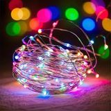 Yağmur Store Pilli Rgb Peri LED Işık 5 Metre, Dekoratif LED Şerit Işık, Renkli LED Aydınlatma, Oda Süsleme Işığı (5 Metre)