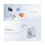 Yağmur Store Qcy T31 Melobuds Neo Enc 4 Mikrofon Dijital Güç Göstergesi Bluetooth 5.3 Kablosuz Kulaklık Mavi - 00-Siyah - Beyaz