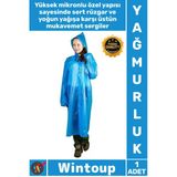 #Yağmurluk Su Geçirmez Kapüşonlu Çıtçıtlı Dayanıklı Koruyucu Hafif Portatif Kalın Naylon Yağmurluk