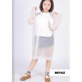 Yağmurluk Unisex Çocuk - Beyaz