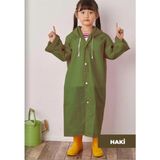 Yağmurluk Unisex Çocuk - Haki - Standart