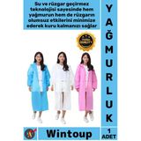 #Yağmurluk Unisex Su Geçirmez Rüzgar Dayanıklı Kalite Uzun Şık Kapüşonlu Büyük Boy Kalın Yağmurluk