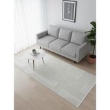 Yağmurser Lüx Yumuşak Dokulu Kaymaz Taban Halı Yolluk 3063 Krem - 80 x 150 cm