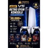 YAHYA KOSIF PS5 Tasarımlı PSP PS1 Nintend Gamebox Atari Çift PS5 Tasarım Kollu Need for Speed PES FIFA GTA NBA Tekken Retro ve Güncel Oyun Konsolu