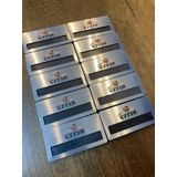 Yaka Kartı İsimlik Metal 10 Adet Mıknatıslı Logo Baskılı Premium 01