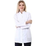Yaka Önlük Beyaz Önlük Doktor Önlüğü Öğretmen Önlüğü Laborant Önlüğü (S)