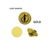 Yaka Rozeti Kişiye Özel Baskılı Gold & Silver