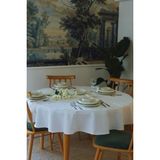 Yakacihome Yaprak Güpürlü 4'lü Amerikan Servis& Runner Gardenya Keten Yıkanabilir Leke Tutmaz Premium Çeyiz Set - 35 x 50 cm - Beyaz