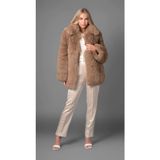 Yakalı Kaban - Camel - XS