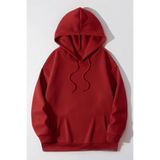 YAKAMEL 3 İplik Düz Baskısız Bol Kesim Şardonlu Mevsimlik Okul Sweatshirt