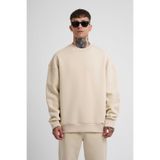 YAKAMEL Erkek 3 İplik İçi Pamuklu Bisiklet Yaka Uzun Kollu Sweatshirt