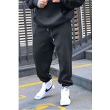 YAKAMEL Erkek 3 İplik İçi Şardonlu Lastikli Paça Jogger Kışlık Eşofman Altı