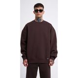 YAKAMEL Erkek 3 İplik Kalın Bisiklet Yaka Sweatshirt
