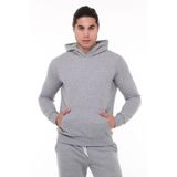 YAKAMEL ERKEK 3 İPLİK KAPŞONLU KANGURU CEP 3 İPLİK ŞARDONLU SWEATSHİRT