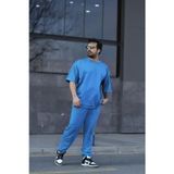 YAKAMEL Erkek Gündelik Kısa Kollu T-Shirt Pijama Takımı