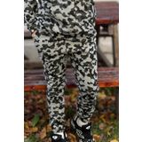 YAKAMEL Erkek KAMUFLAJ Jogger Spor Eşofman Altı 3 İplik Kışlık Unisex Comfort