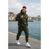 YAKAMEL Erkek Kapşonlu Beli Yüksek Kışlık Şardonlu Baggy Geniş Kesim Eşofman Takımı