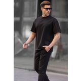 YAKAMEL Erkek Rahat Yazlık Penye Oversize T-Shirt Pijama Takımı