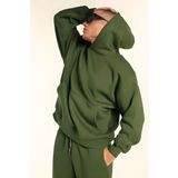 YAKAMEL Erkek Trend 3 İplik İçi Pamuklu Oversize Baskısız Paçası Lastikli Eşofman Takımı