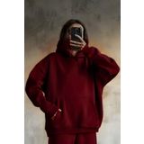 YAKAMEL İçi pamuklu bol kalıp sweatshirt