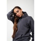 YAKAMEL KADIN 3 İPLİK KAPŞONLU KANGURU CEP 3 İPLİK SWEATSHİRT