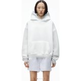 YAKAMEL Kadın Kanguru Cep Regular Kalıp 3 İplik Şardonlu Baskısız Okul Sweatshirt