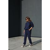 Yakamel Kadın Premium Yumuşak Kapüşonlu Sweatshirt Eşofman Takımı