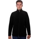 Yakamor Kalın Erkek Polar Mont Nefes Alabilen Kumaş ile Outdoor Kullanım İçin Siyah