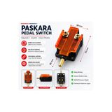 YAKAMOZ BUHARLI UTU MAKİNALARI Yakamoz Paskara Pedal Switch | Pedal Sivici | Buharlı Ütü Pedal Şalteri | Endüstriyel Pedal Anahtarı | Tekstil Makinesi Yedek Parçası