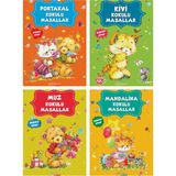 Yakamoz Yayınları Kokulu Masallar Seti Yeni Kapak 4 Kitap (Portakal Kokulu- Kivi Kokulu-Muz Kokulu -Mandalina Kokulu Masallar)
