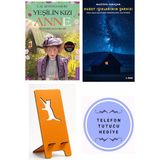 Yakamoz Yayınları Yeşilin Kızı Anne - Rüzgarlı Kavaklar - Lucy Maud Montgomery + Kuzey Işıklarının Şarkısı + Telefon Tutucu