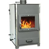 Yakar 302/A Eşanjörlü 25Kw Katı Yakıtlı Kat Kalorifer Sobası