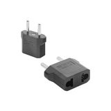 Yake Store Amerikan Fiş Çevirici Adaptör | Us To Eu Tr Priz Dönüştürücü | 10A 250V Güvenli Bağlantı | Siyah Seyahat Adaptörü | Laptop, Telefon Şarj Cihazları ve Küçük Ev Aletleri ile Uyumlu - 0 - Siyah - Option-1