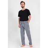 YAKE STORE CEPLI ERKEK P.SUPREM TEK ALT PIJAMA - NAVY BLUE