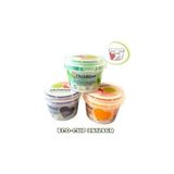 Yake Store Doğal Oyun Hamuru - Eco Cup- 3'lü Ara Renkler (Mor - Yeşil - Turuncu) 3X125GR - Option-1 - 0-Kahverengi