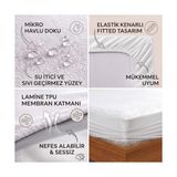 Yake Store Formeya Mikro Fitted Full Kenar Su Sıvı Geçirmez Yatak Koruyucu Alez Bebek-Tek-Çift Kişilik Battal Boy Alez - Ahşap