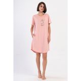 YAKE STORE KADIN P.SUPREM XXL O YAKA KISA KOL ETEGI OVAL CEPLI TUNIK - MELLOW ROSE