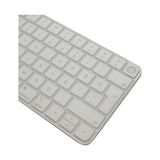 Yake Store Magic Keyboard 3 ile Uyumlu Klavye Koruyucu A2449 A2450 A3118 A3203, Touch Id Uyumlu, Silikon 0.3 mm Ultra Ince, Yıkanabilir, Toz-Sıvı Koruma, Sessiz Yazım Şeffaf - 0 - Siyah - Option-1