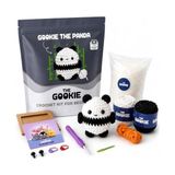 Yake Store Panda Amigurumi Tığ Kiti Örgü Seti - 01-Siyah - Option-1