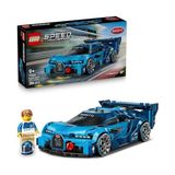 Yake Store Speed Champions Bugatti Vision Gran Turismo Araba 77253-9 Yaş ve Üzeri Çocuklar Için Bugatti Kıyafet Giyen Minifigür Içeren Yaratıcı Oyuncak Yapım Seti, Hediye Fikri (284 Parça) - Option-1