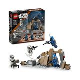Yake Store : The Mandalorian Mandalore Pususu Savaş Paketi 75373-6 Yaş ve Üzeri Çocuklar Için 4 Minifigür Içeren Koleksiyonluk Yaratıcı Oyuncak Yapım Seti (109 Parça) - Option-1