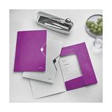 Yakestore 45990062 Wow A4 Ince Lastikli 3 Katlı Dosya, Metalik Mor - 01-Siyah - Option-1